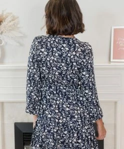 Evermore Fashion Cipriana Dress - Black Floral 9 Evermore Fashion Cipriana Dress - Black Floral