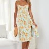 WeLove Fashion Cleo Dress - Green Floral DRESSES 2 WeLove Fashion Cleo Dress - Green Floral DRESSES