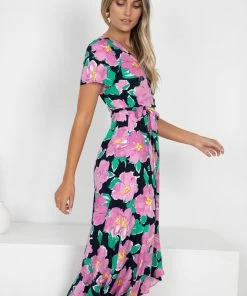 Style Box Condesa Dress - Black Floral DRESSES