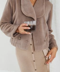 Style Box Corrine Jacket - Mocha CLOTHING