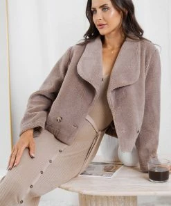 Style Box Corrine Jacket - Mocha CLOTHING