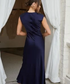 Esther Luxe DRESSES Cyllene Dress - Navy