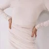 Pink Diamond CLOTHING Maribel Dress - Beige 1 Pink Diamond CLOTHING Maribel Dress - Beige