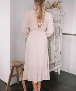 Pink Diamond DRESSES Danka Dress - Beige