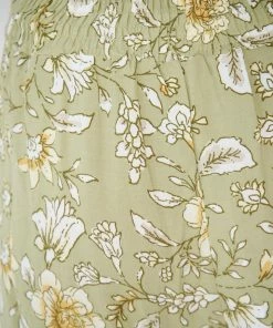 New U Collection Jerry Pants - Olive Print CLOTHING