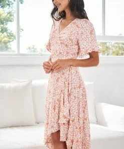 Desire DRESSES Marnie Dress - Rust Print 9 Desire DRESSES Marnie Dress - Rust Print