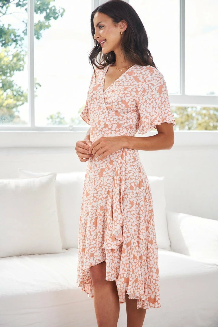 Desire DRESSES Marnie Dress - Rust Print 5 Desire DRESSES Marnie Dress - Rust Print