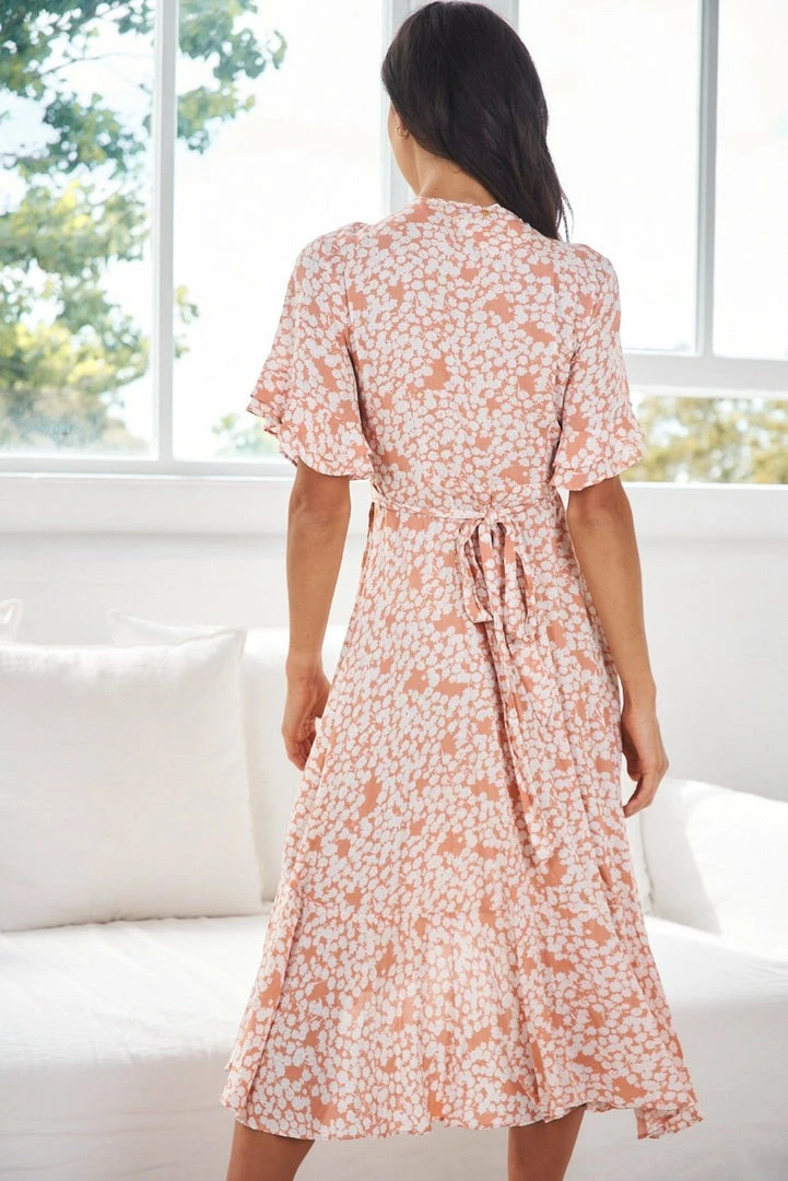 Desire DRESSES Marnie Dress - Rust Print 4 Desire DRESSES Marnie Dress - Rust Print