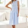 Qtrend Fashion PTY LTD DRESSES Winslove Dress - Blue Stripe