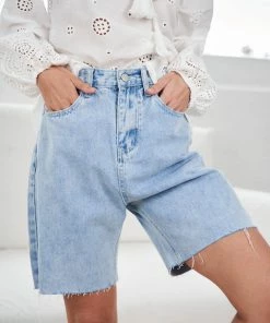 One Love Hannie Shorts - Light Denim