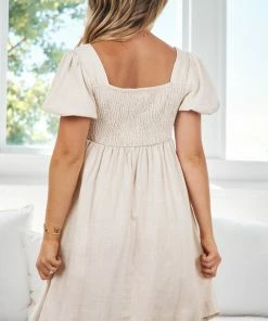 Style Box Maude Dress - Beige