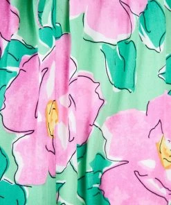 Desire Marylou Dress - Green Floral