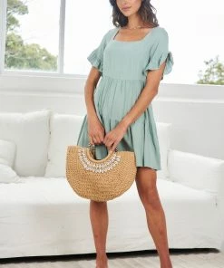 Style Box Georgiana Dress - Green DRESSES