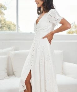 WeLove Fashion DRESSES Garnette Dress - White