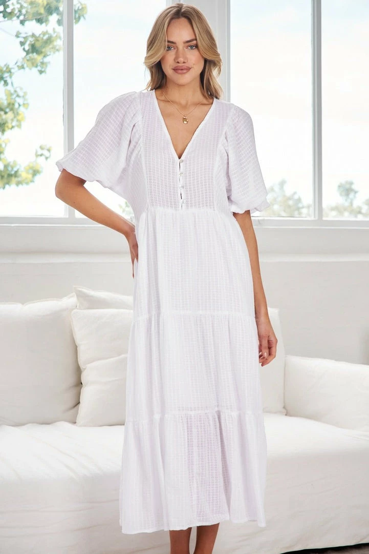 Sassy Hills Fashion Kimbra Dress - White 3 Sassy Hills Fashion Kimbra Dress - White