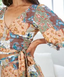 Rock Denim CLOTHING Josslyn Top - Patch Print