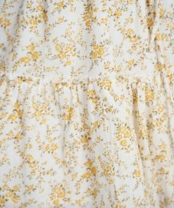Sassy Hills Fashion Kimberley Skirt - Yellow Print CLOTHING