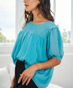 Miracle Fashion Georgette Top - Green 10 Miracle Fashion Georgette Top - Green