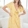 Style Box Georgina Dress - Yellow Print