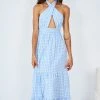 Sweetacacia Marilene Dress - Blue Gingham