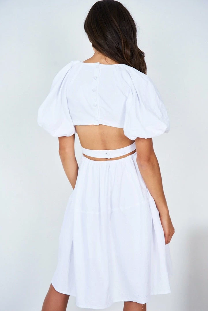 YH & Co (Chloe Yip) Gertrude Dress - White 4 YH & Co (Chloe Yip) Gertrude Dress - White