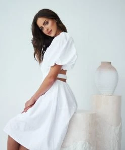 YH & Co (Chloe Yip) Gertrude Dress - White 13 YH & Co (Chloe Yip) Gertrude Dress - White