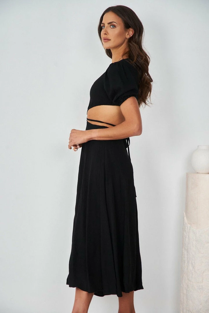 Evermore Fashion Evonne Dress - Black 5 Evermore Fashion Evonne Dress - Black