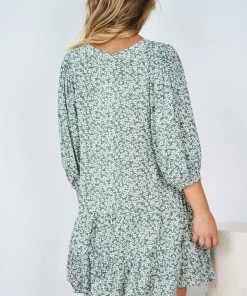 Spicy Sugar Jasmyn Dress - Sage Print 9 Spicy Sugar Jasmyn Dress - Sage Print