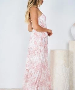 Style State Kathleen Dress - White Print DRESSES