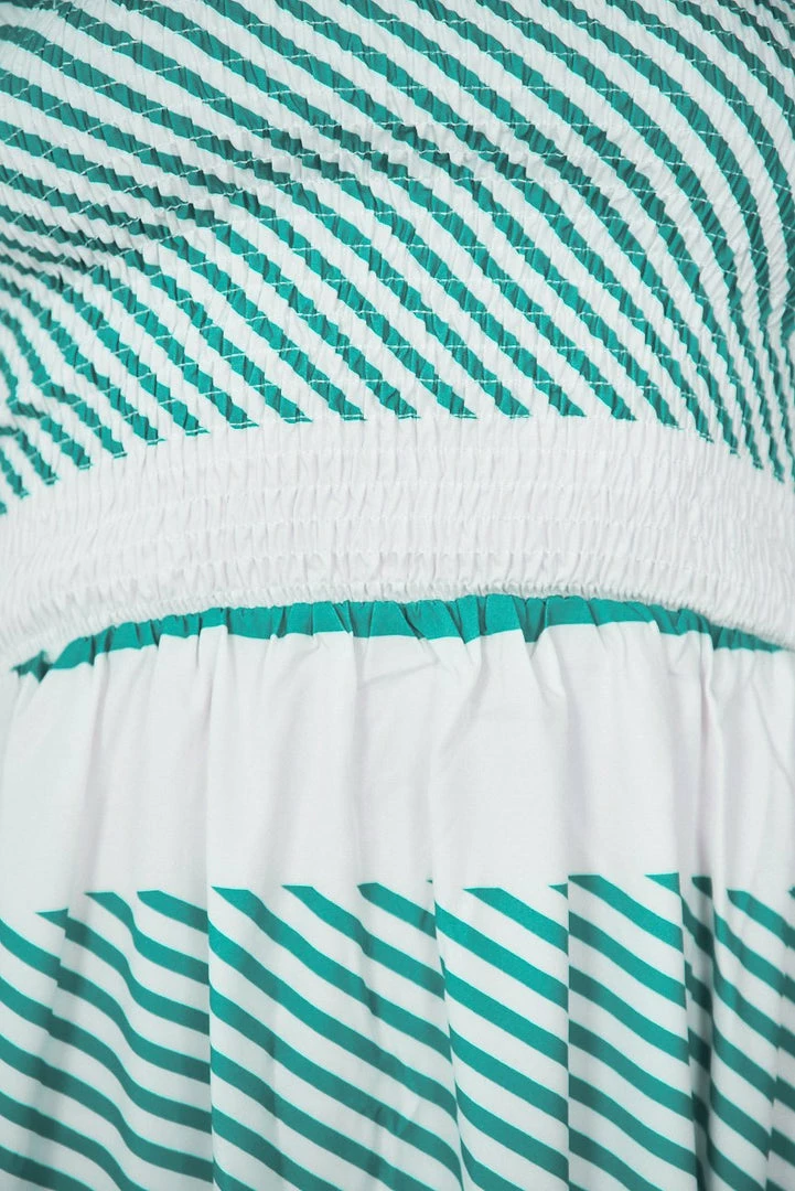 Reverse Lois Dress - Dark Green Stripe DRESSES 7 Reverse Lois Dress - Dark Green Stripe DRESSES