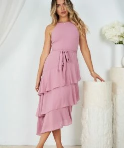 Esther Luxe Cadence Dress - Blush DRESSES