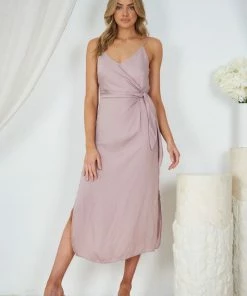 White Closet Laguna Dress - Blush