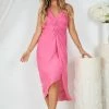 Evermore Fashion DRESSES Aryana Dress - Hot Pink