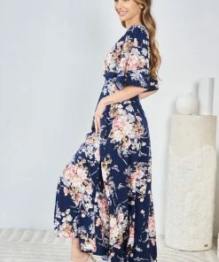 WeLove Fashion DRESSES Francine Dress - Navy Floral 9 WeLove Fashion DRESSES Francine Dress - Navy Floral
