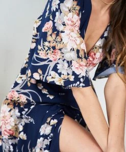 WeLove Fashion DRESSES Francine Dress - Navy Floral 10 WeLove Fashion DRESSES Francine Dress - Navy Floral