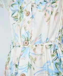 Pink Diamond DRESSES Katey Dress - White Print 13 Pink Diamond DRESSES Katey Dress - White Print