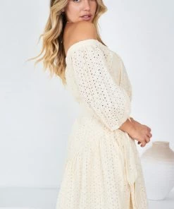 Paper Heart DRESSES Jessalyn Dress - Cream 9 Paper Heart DRESSES Jessalyn Dress - Cream