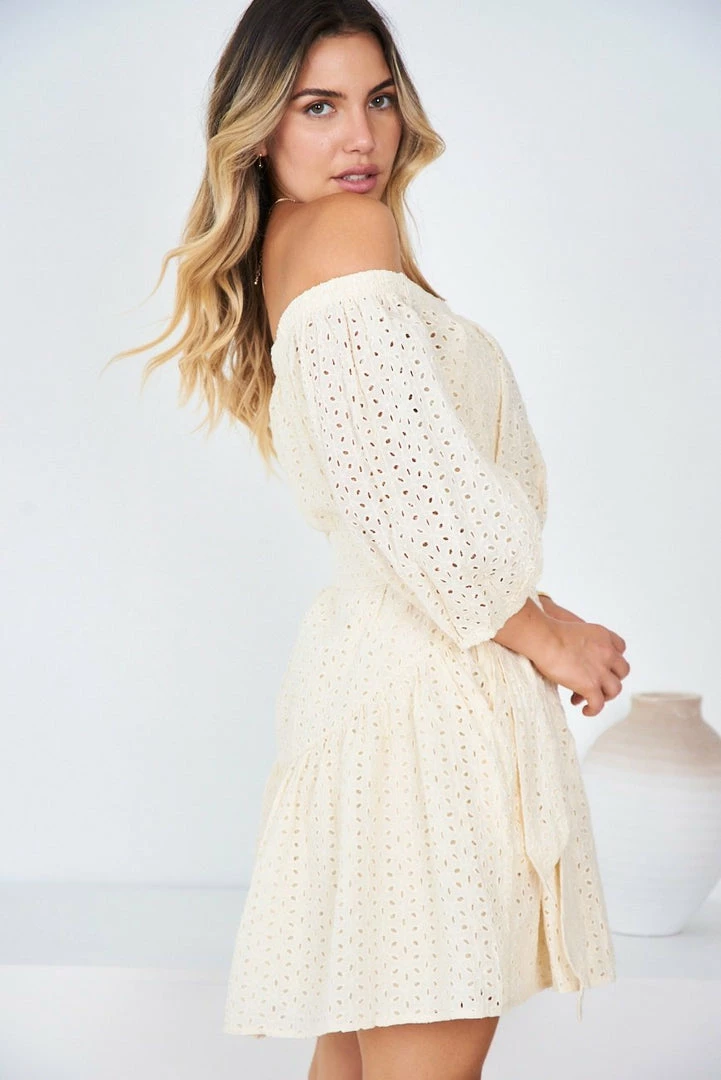 Paper Heart DRESSES Jessalyn Dress - Cream 5 Paper Heart DRESSES Jessalyn Dress - Cream