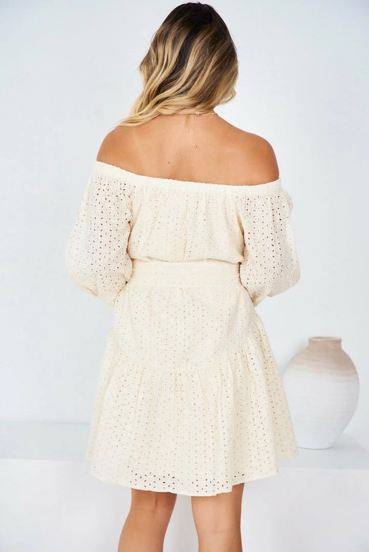 Paper Heart DRESSES Jessalyn Dress - Cream 4 Paper Heart DRESSES Jessalyn Dress - Cream