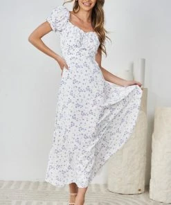 Qtrend Fashion PTY LTD DRESSES Fauna Dress - White Print