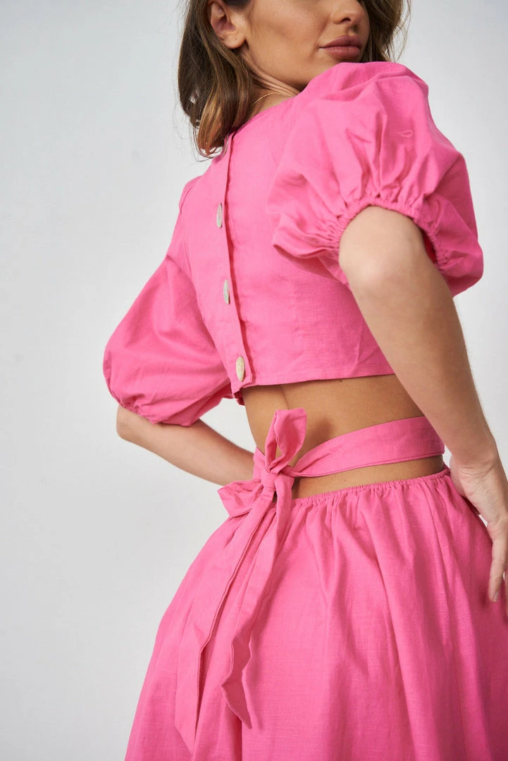 Wild Ginger Paulene Dress - Pink DRESSES 5 Wild Ginger Paulene Dress - Pink DRESSES