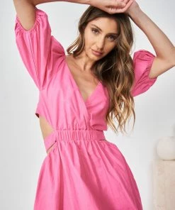 Wild Ginger Paulene Dress - Pink DRESSES