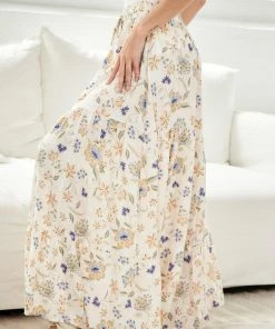 Miracle Fashion Howie Skirt - Beige Print