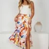 Style Box Korrine Skirt - White Print