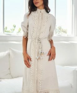 GDS Louetta Dress - Beige DRESSES