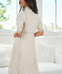 GDS Louetta Dress - Beige DRESSES