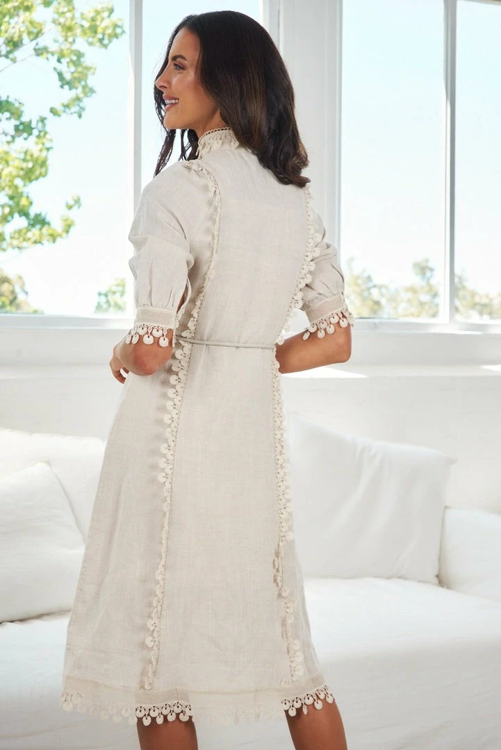 GDS Louetta Dress - Beige DRESSES 4 GDS Louetta Dress - Beige DRESSES