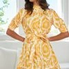 GDS Abyss Dress - Orange Print