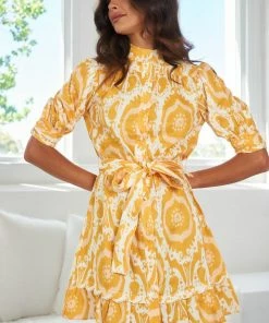 GDS Abyss Dress - Orange Print