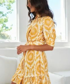 GDS Abyss Dress - Orange Print